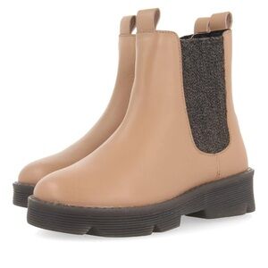 Kids Italian Leather Ankle Boots